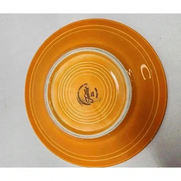 Lot- Fiesta Tangerine 2 Salad Plates - Picture 7 of 8
